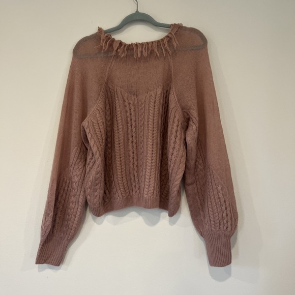 Lalavon Mauve Sweater Women's Size‎ Large Oversized - Picture 9 of 10
